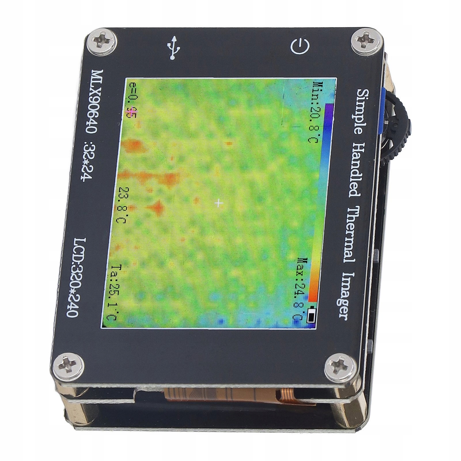 Termokamera Infračervená 240X320 LCD -40 +300°C