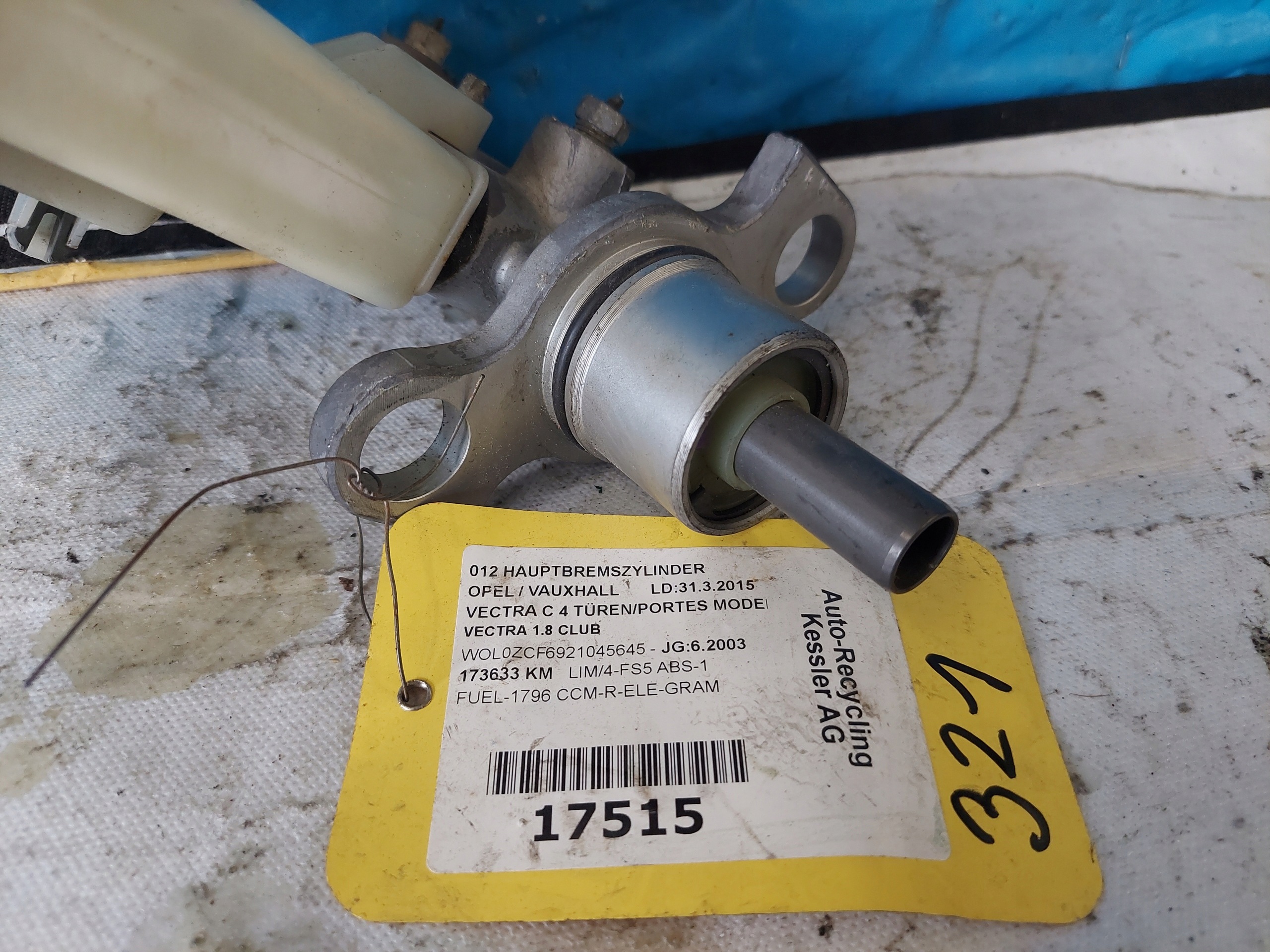 Servo frein VECTRA C 1.8 16V ALTUR 2721