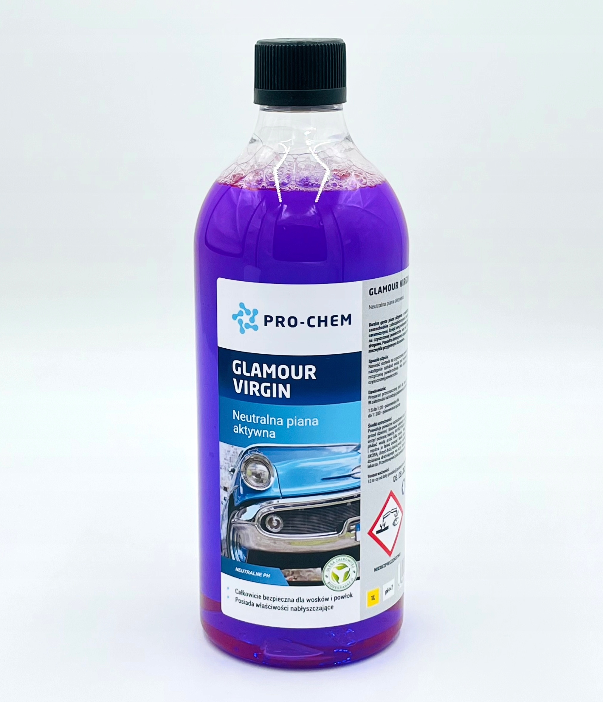 

Glamour Virgin Aktywna Piana Neutralnym Ph 1l