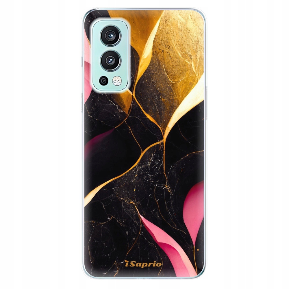 Silikonowe etui iSaprio Gold Pink Marble do OnePlus Nord 2 5G