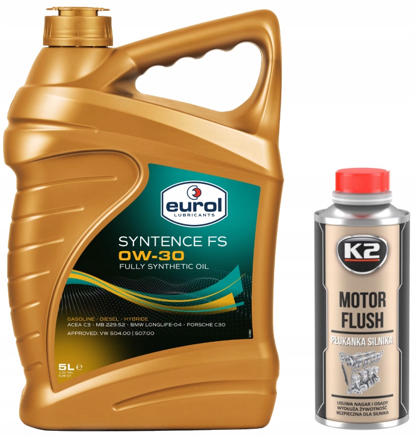 Eurol Syntence Fs 0W30 5L Vw 504.00/507.00 Płukanka Silnika