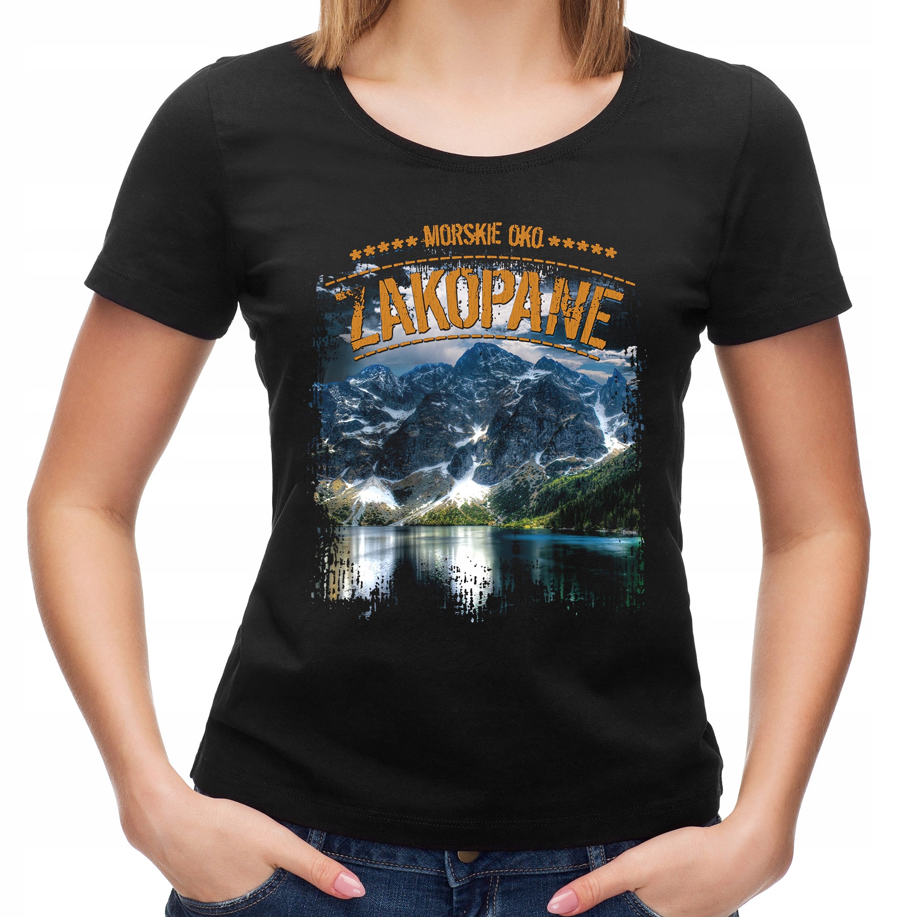 

Koszulka Zakopane Morskie Oko (L):: M,: czarny