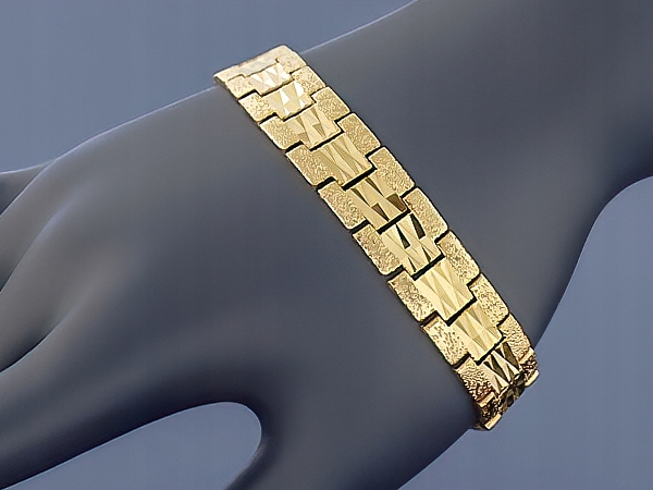 

Elegancka złota bransoletka 14k ! Jakość !