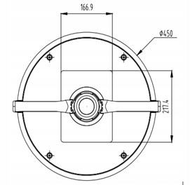 Lampa uliczna parkowa LED 40W 4000K IP65 antracyt Kod producenta bow_5817