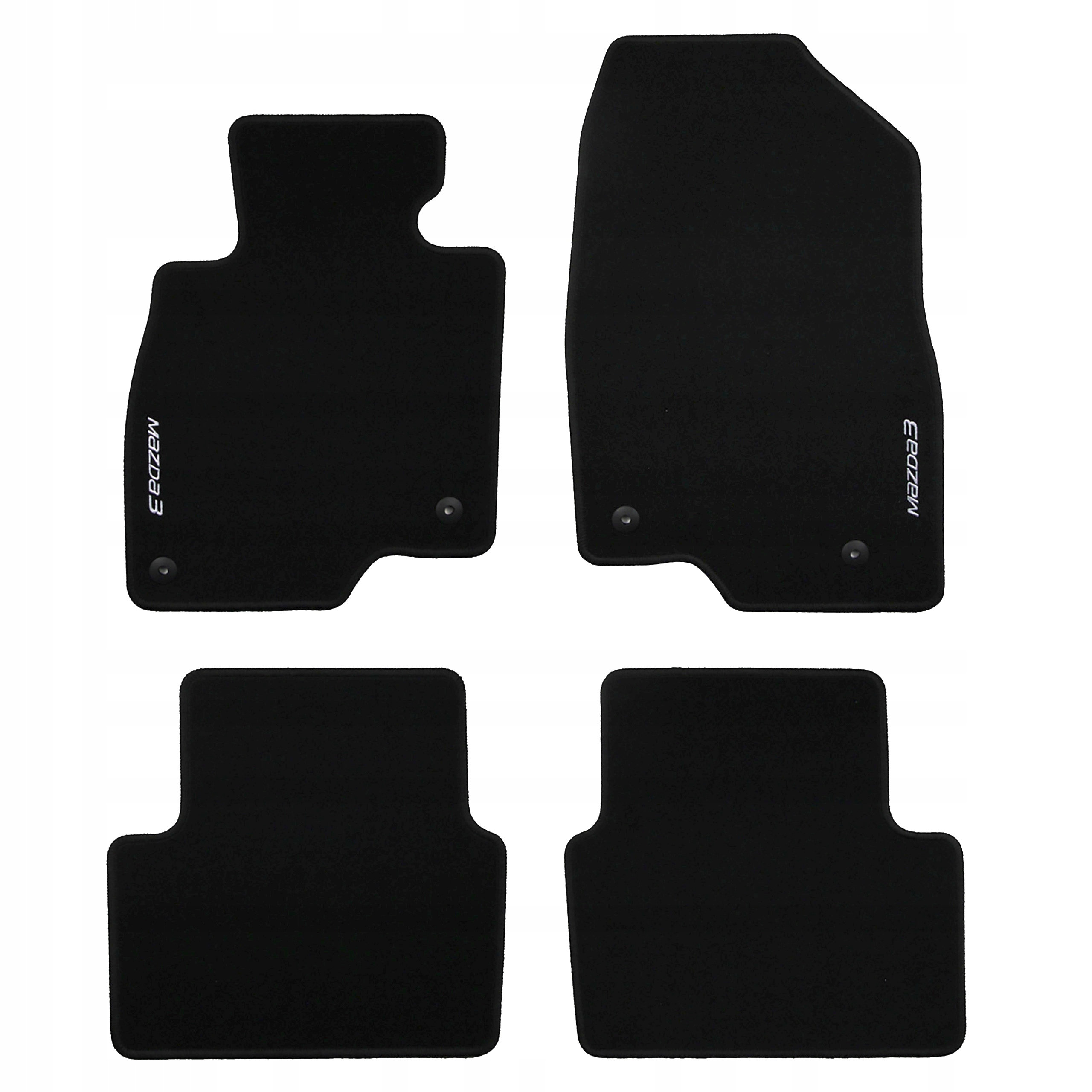 Dywaniki Welurowe Oryginał Komplet Mazda 3 Bm/bn 2013-2018