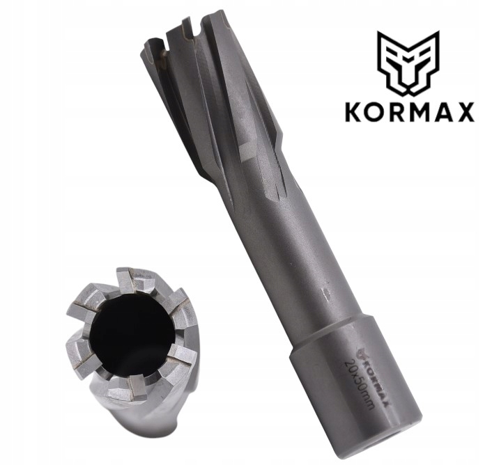Trepanační fréza s karbidem 20 x 50 mm vrták 20 x 50 Weldon Kormax