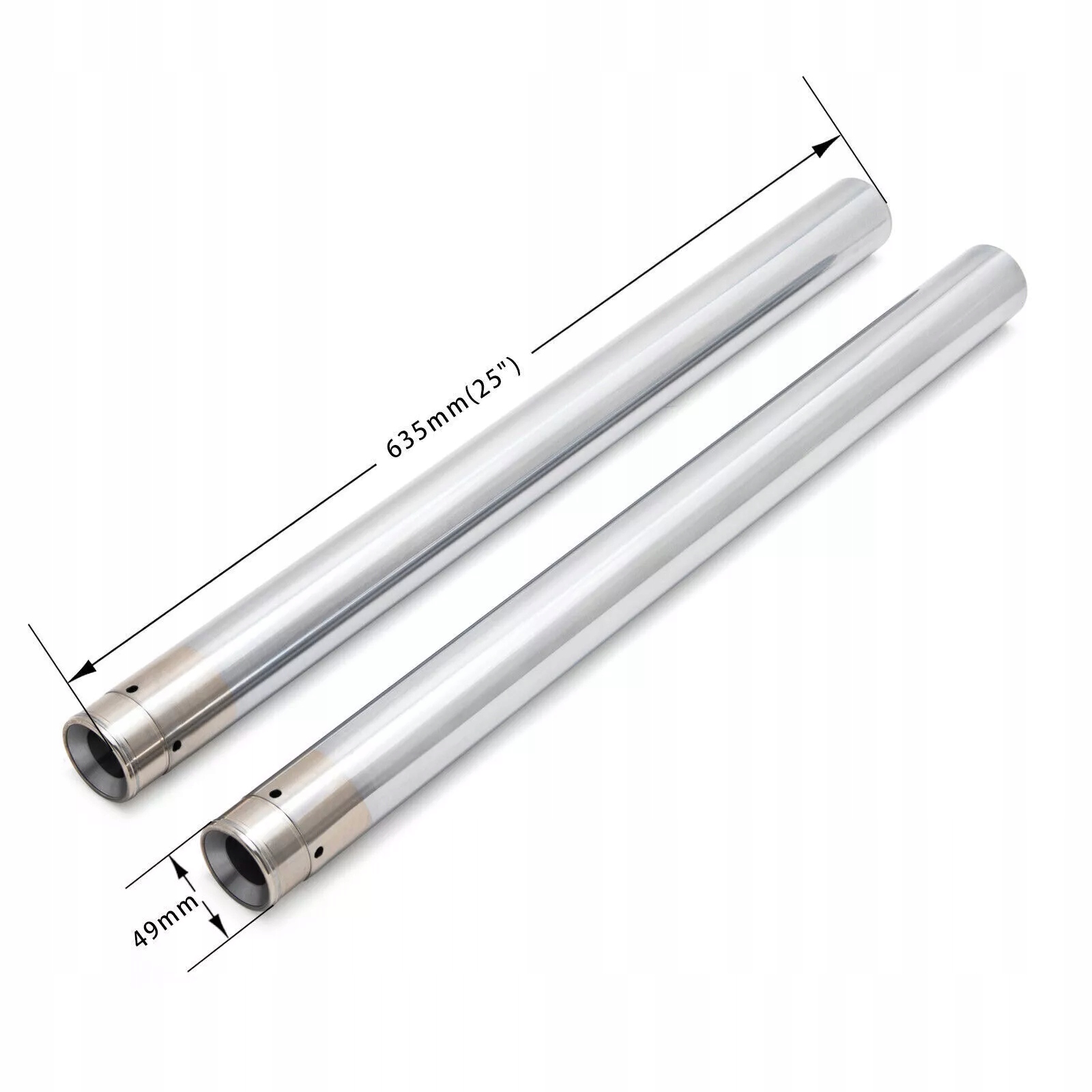 Lagy vidlice Chrome 49 mm/25" (635 mm) Hd V-Rod Vrscaw (07-10), VRSCD(07-11)