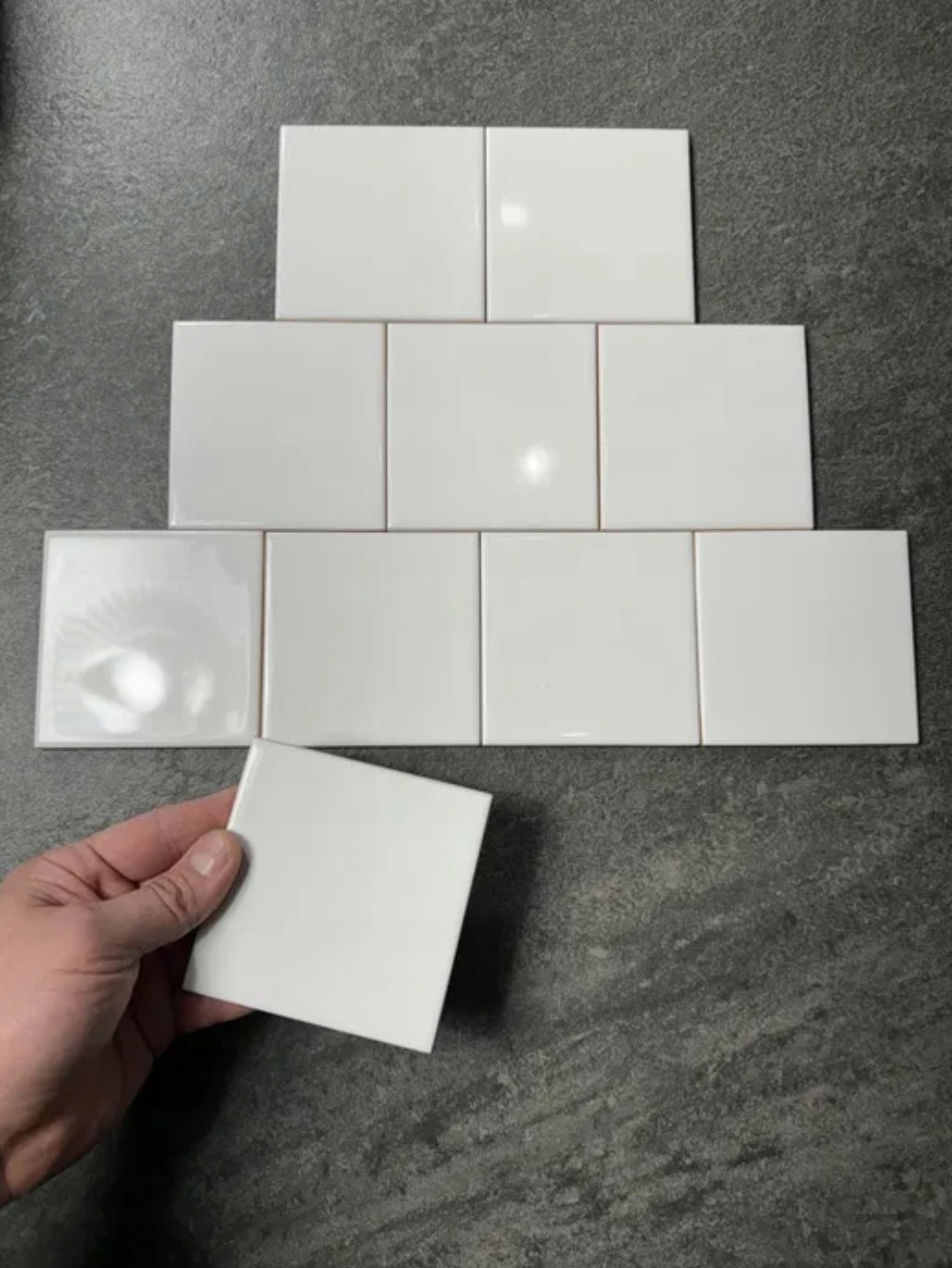 Płytki Ścienne 9,8x9,8 Białe Połysk Gamma Colours Ceramika Paradyż G1