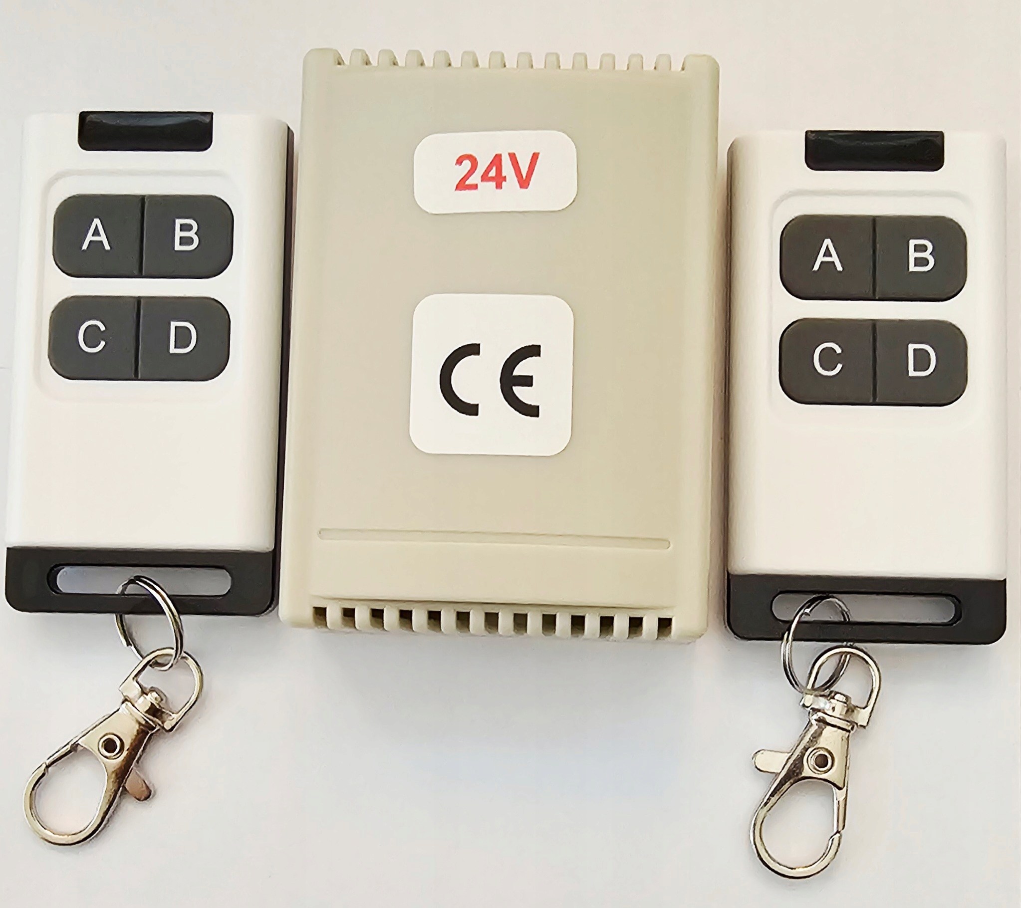 Sterownik 2 piloty 4 kanały 4x10A zasilanie 24V zdalne sterowanie MT-C402