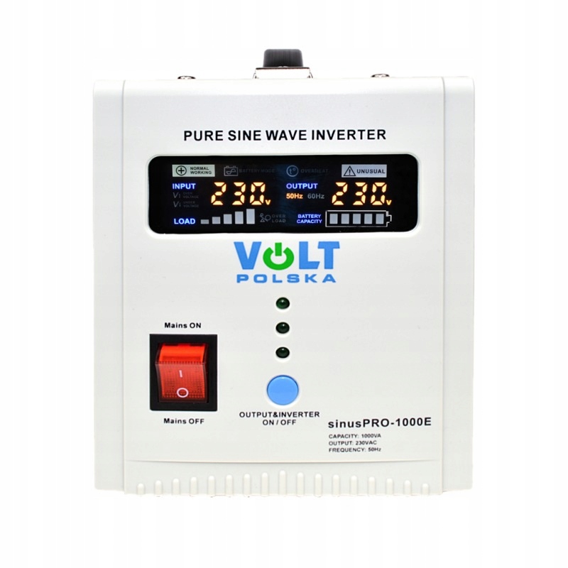 Záložný zdroj ku kotlu Volt sinus Pro 700/1000W 12V 3SP091012E