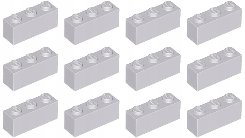 

Lego 3622 Klocek 1x3 szary jasn Nowy (15g) 12 szt.