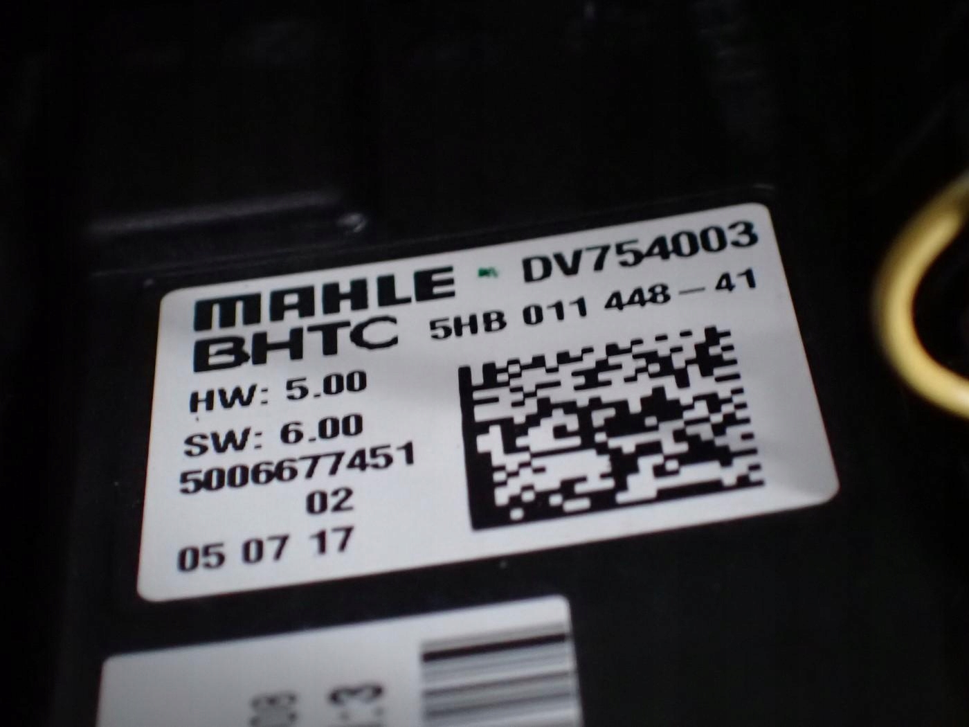 BMW OE 9868742 радиатор отопителя