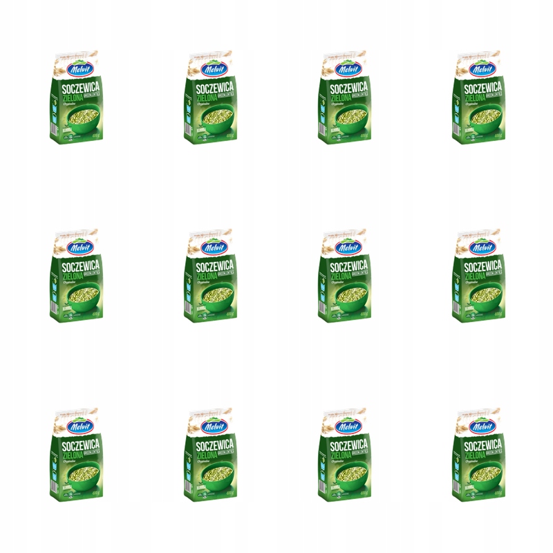 Melvit Soczewica zielona 400g X12