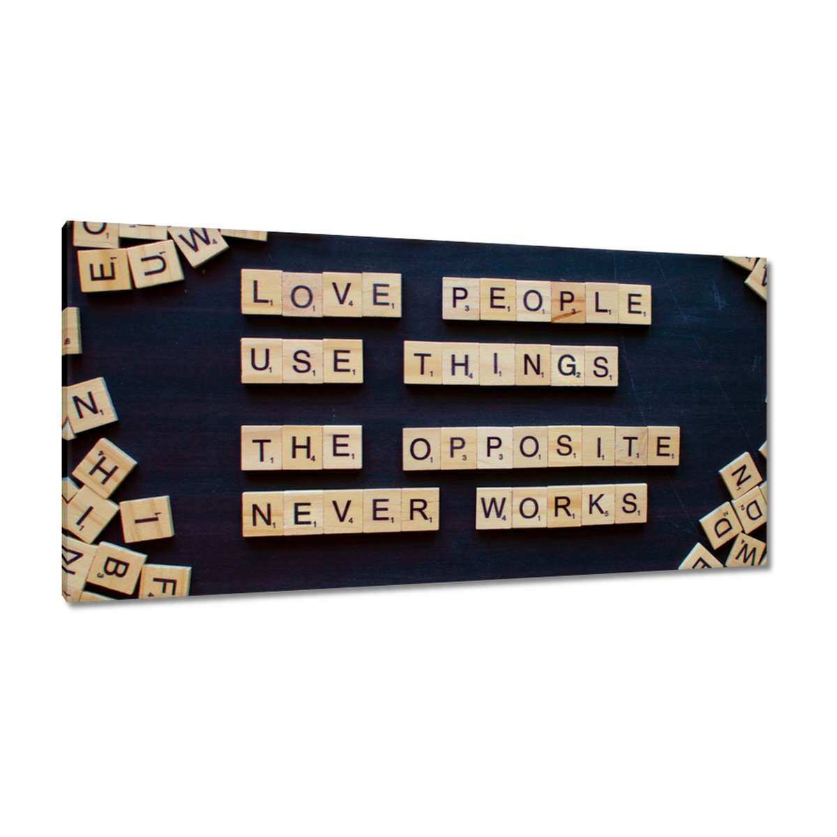 Obrazy 115x55 Hra slovem