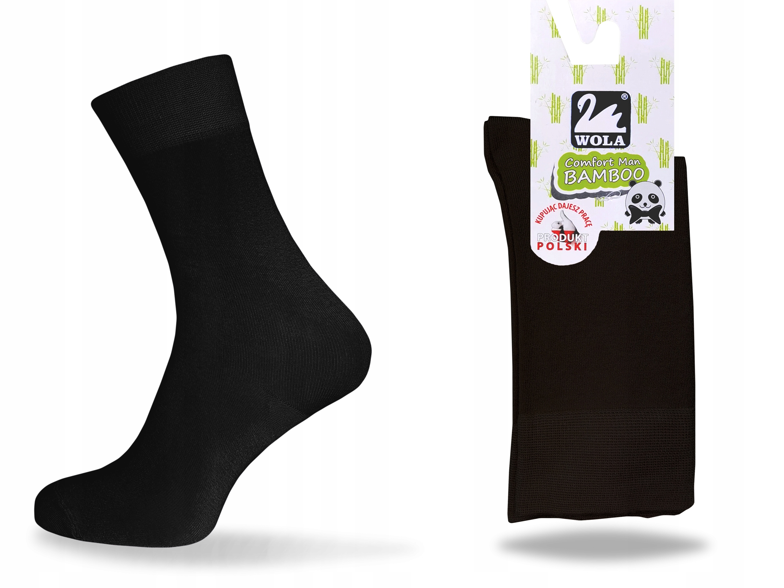 

Skarpetki Wola męskie Bambus black G95, 45-47