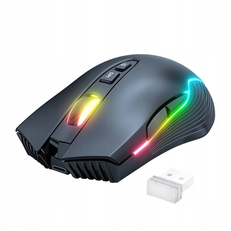 Bezprzewodowa Mysz Gamingowa Onikuma CW905 (czarna) Z Rgb I Dpi 3600