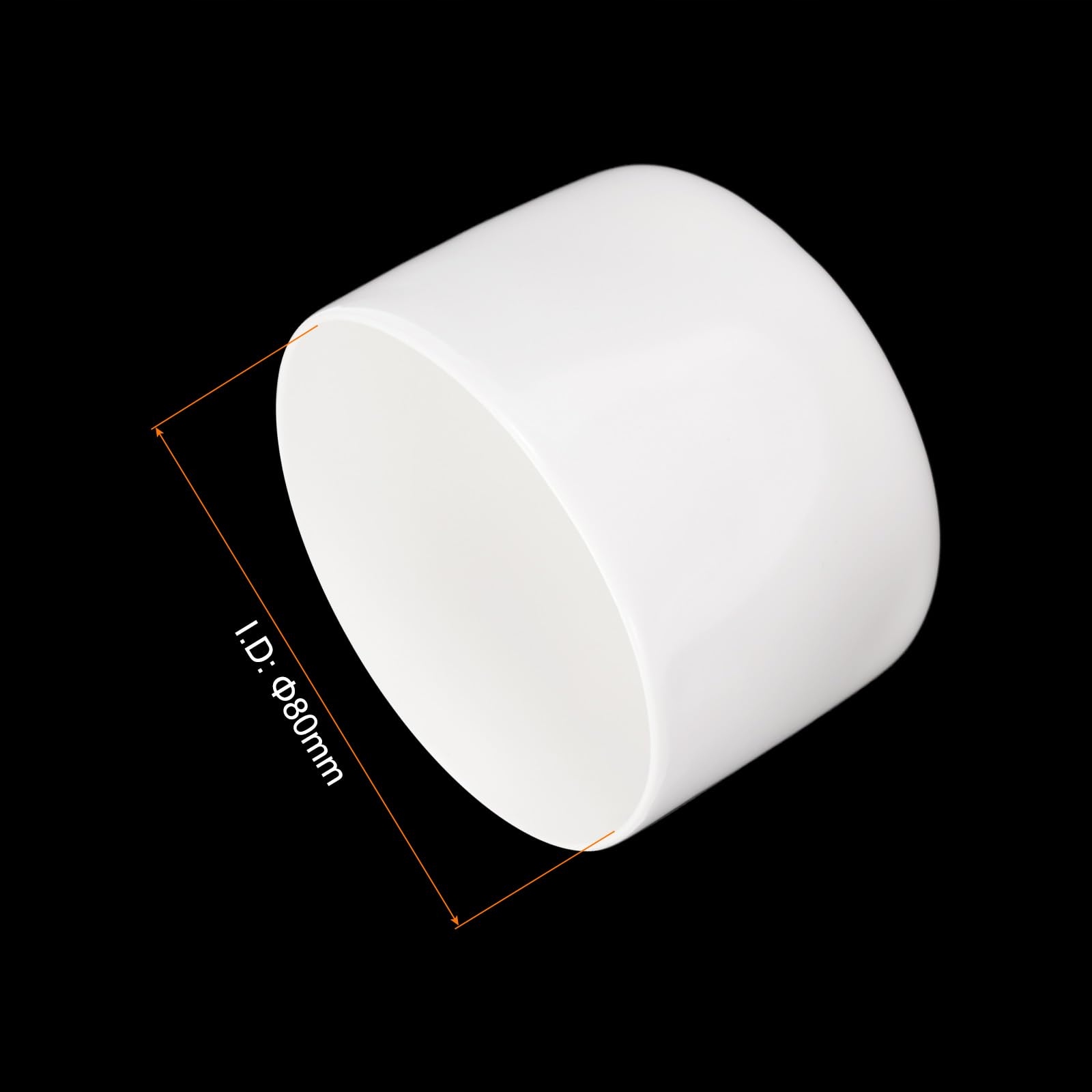 QUARKZMAN 2 Sztuki Białe Gummikappen 80mm Ochronne Końcówki Do Mebli — miniatura 3