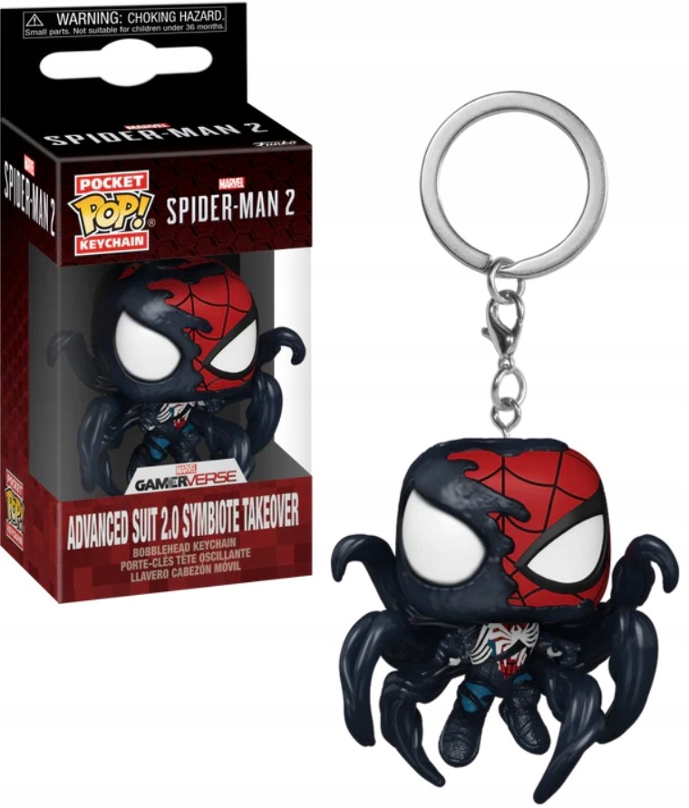 Funko Pop! Pocket Breloczek Figurka Spider-Man Advanced Suit 2.0 Symbiote T