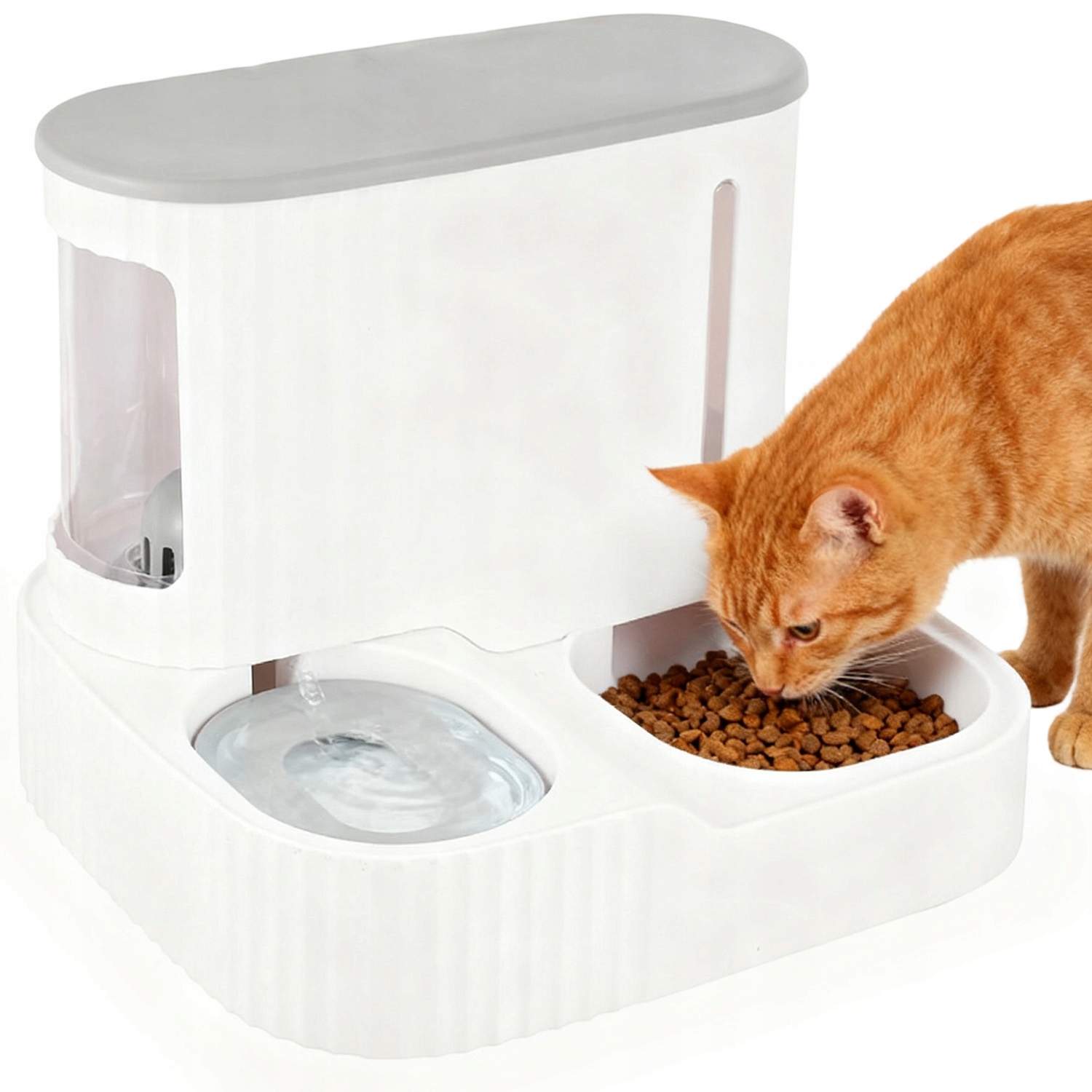 Levně Dávkovač Krmiva Pro Psa Kočku Automatický Podavač Miska Pro Psy A Kočky