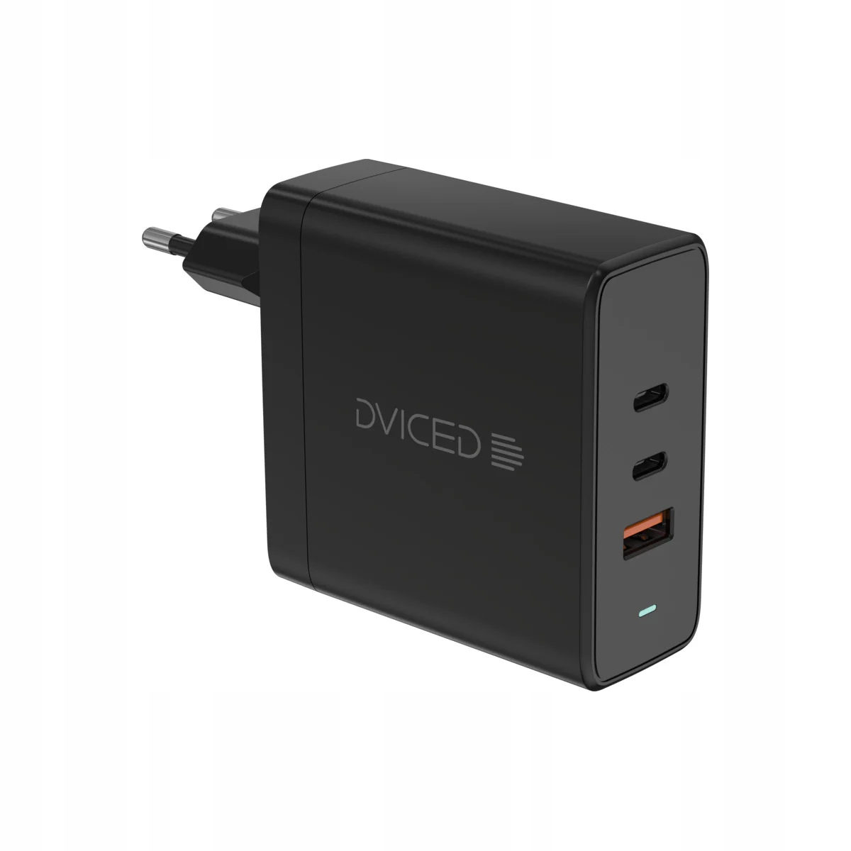 Nabíječka 65W GaN Dviced 1× Usb-a, 2× Usb-c černá