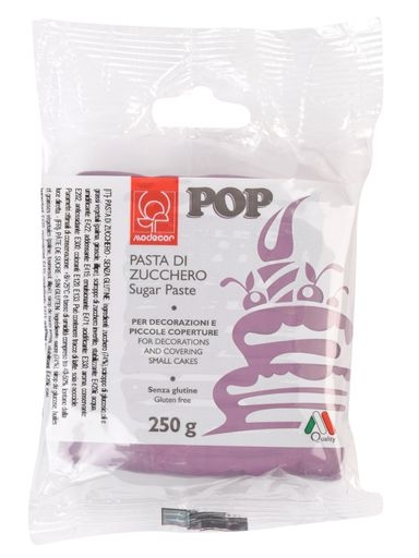 Cukrová hmota Pasta Di Zucchero Pop Lilla 250 g Modecor