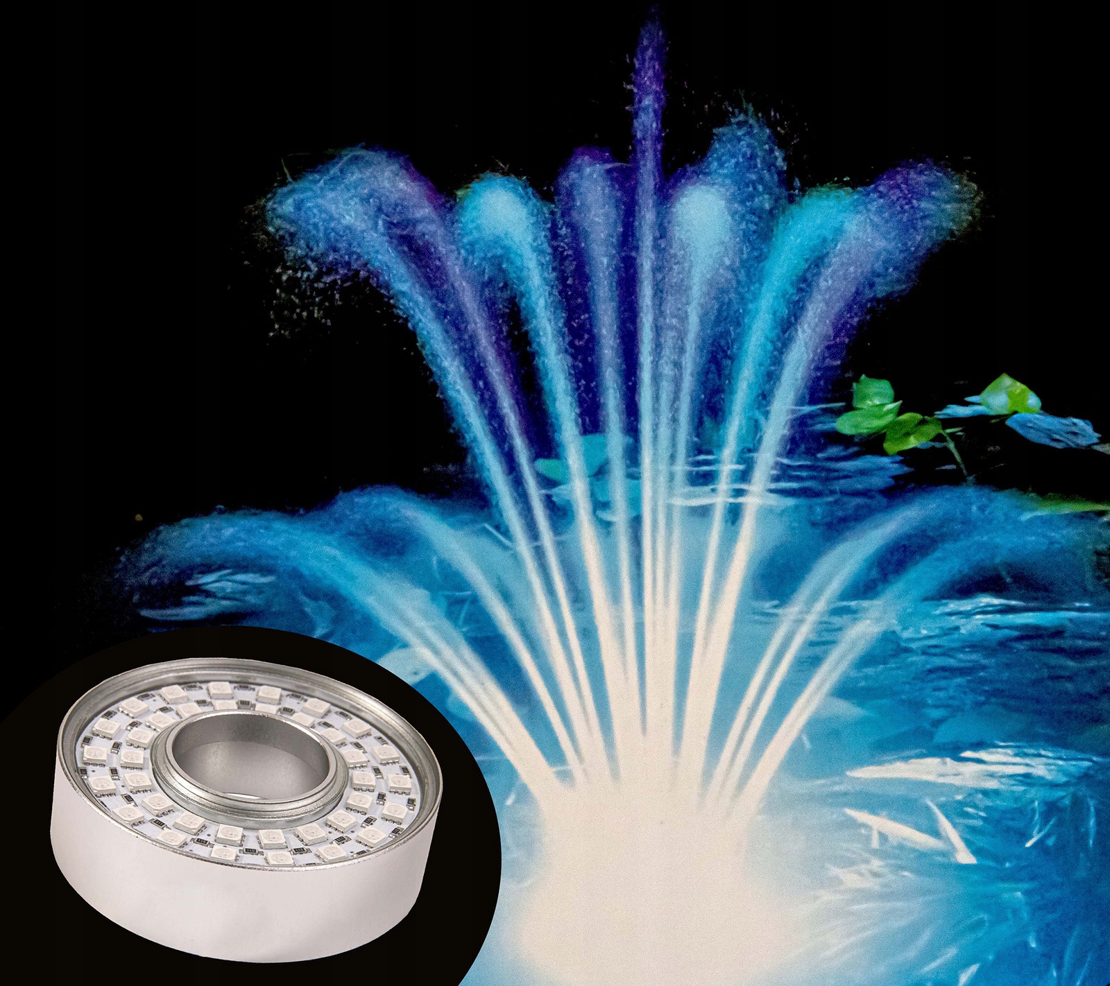 RING 36 LED BIAŁY 4,2W OŚWIETLENIE POMP FONTANN WYLEWKA Certyfikat CE