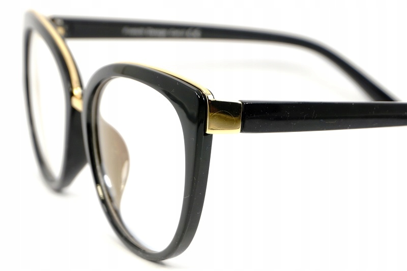 DAMSKIE OKULARY ZERÓWKI ANTYREFLEKSYJNE Z F Fason inny