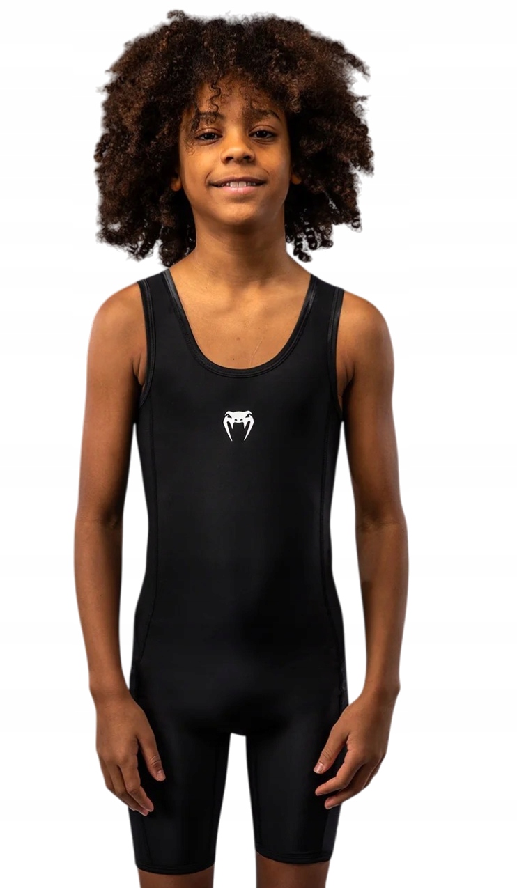 Venum Challenger Youth Wrestling Zápasnický trikot pro děti Black 10 let