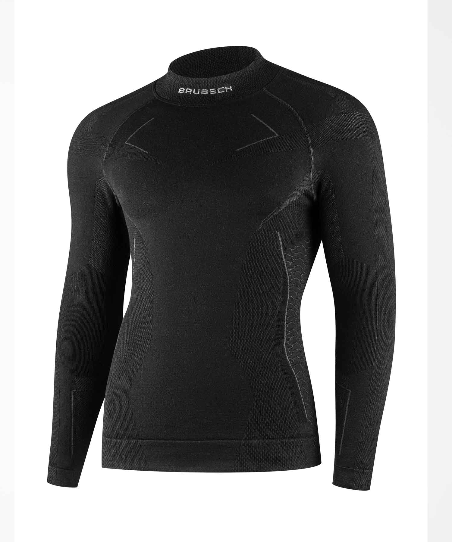 Męska Koszulka termoaktywna Brubeck Extreme Wool Merino LS1666 Black S