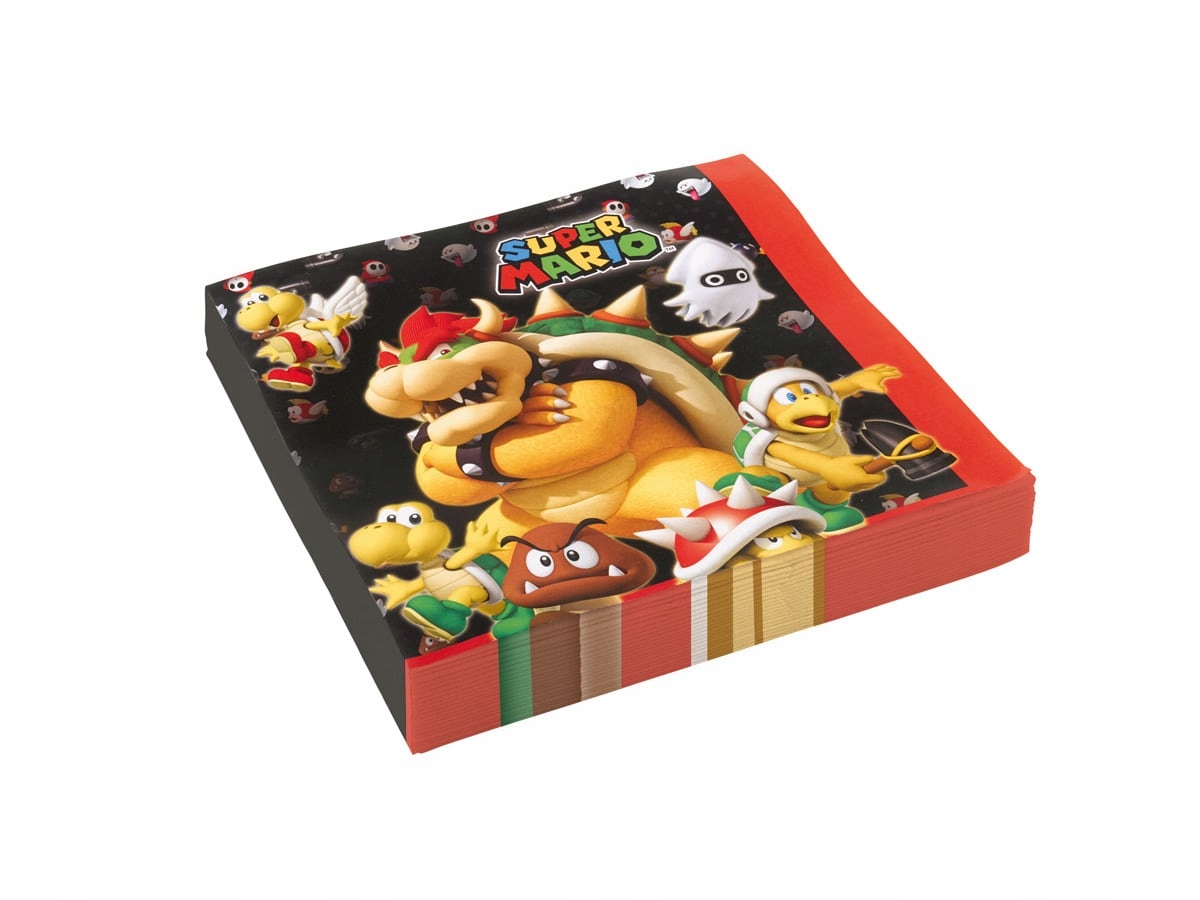 

Serwetki urodzinowe Mario Bros 33 cm