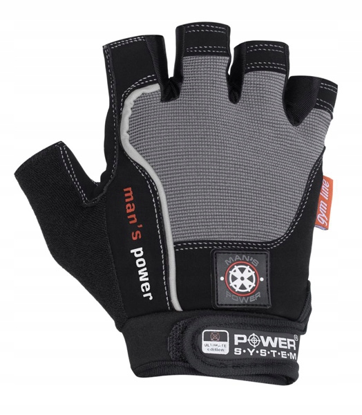 POWER SYSTEM RĘKAWICZKI MAN'S POWER-GREY-M