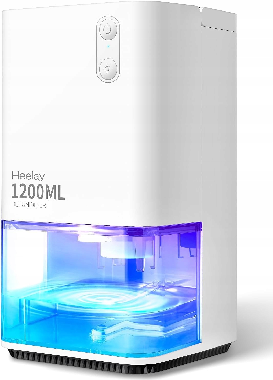 Elektrický Odvlhčovač Vzduchu 1200 ML Tichý Chod Auto Vypnutí Led 7KOL
