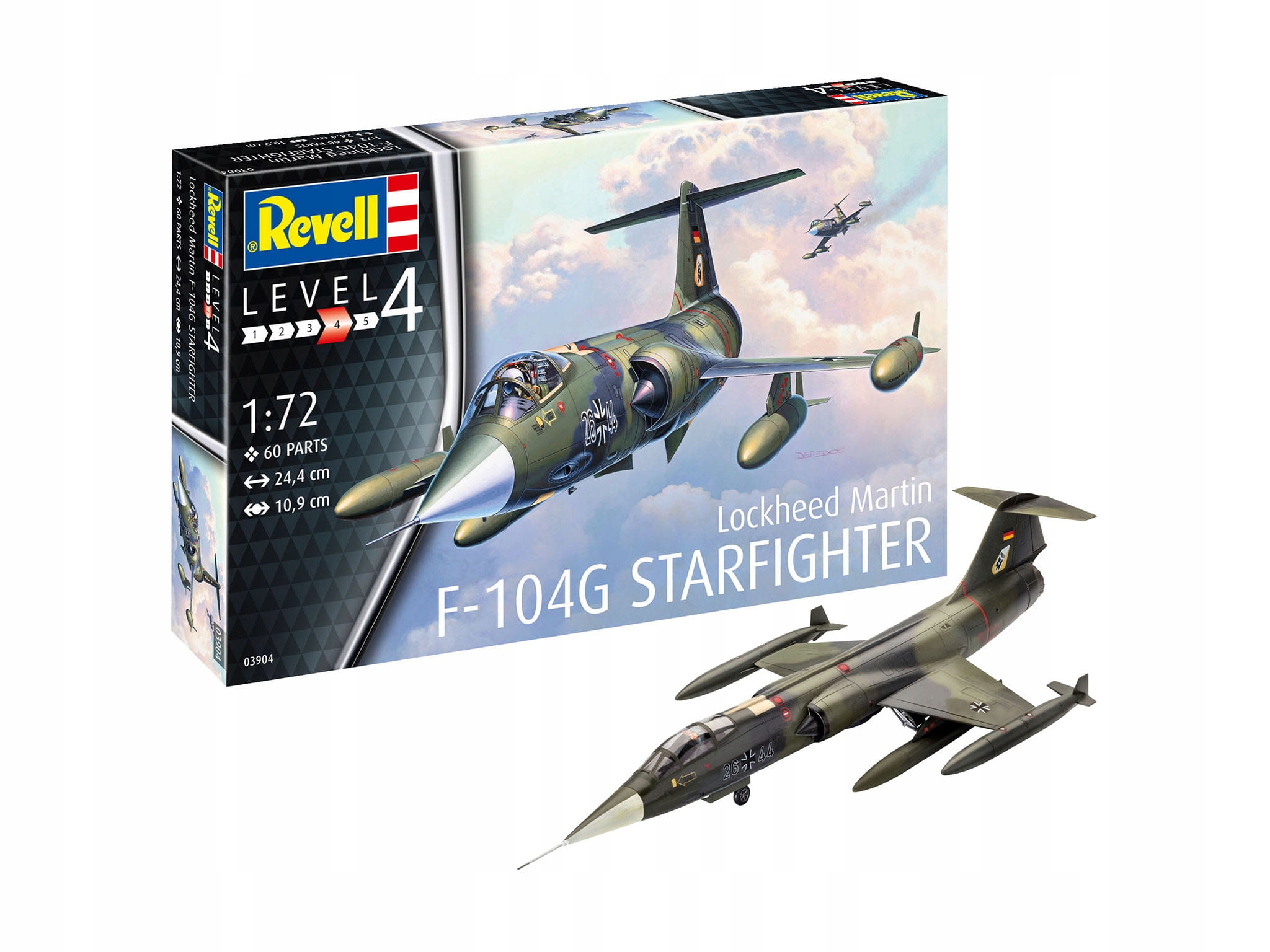 F-104G Starfighter Revell 03904 měřítko 1/72