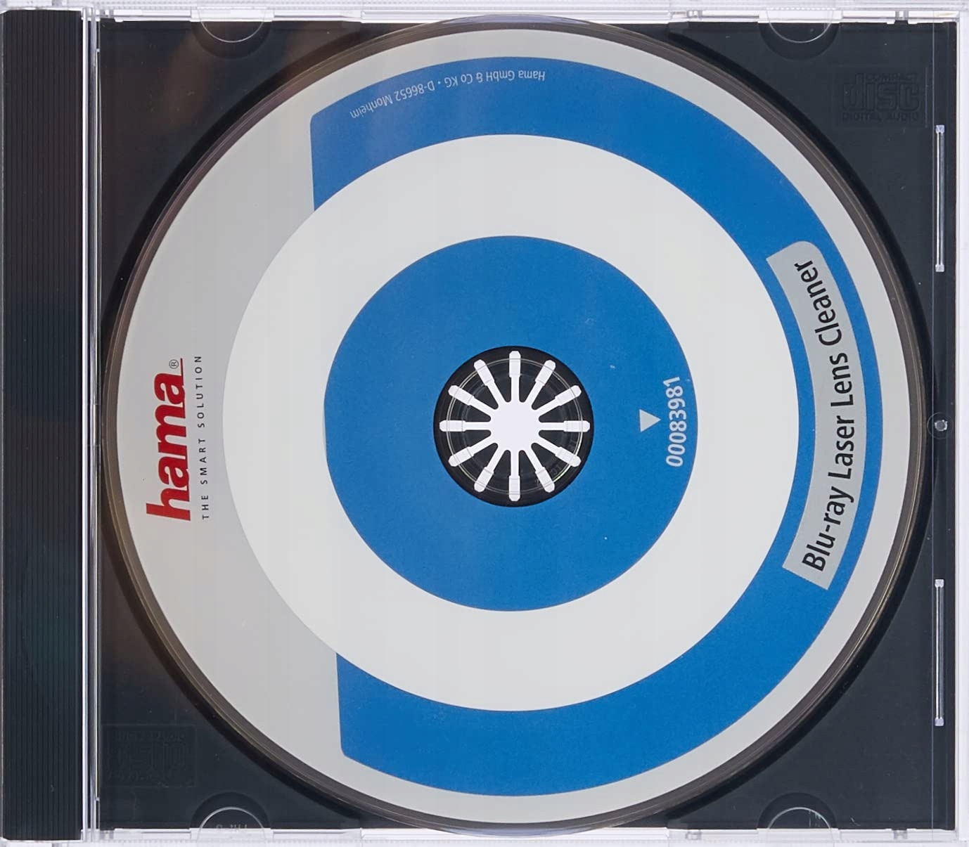 Hama płyta czyszcząca blu ray