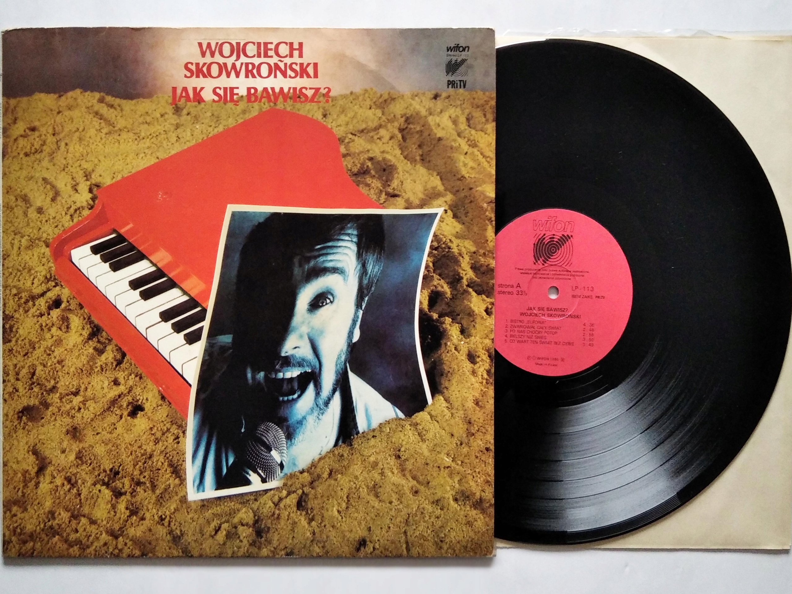 Lp: Wojciech Skowroński Jak Się Bawisz? 1988 Ex+