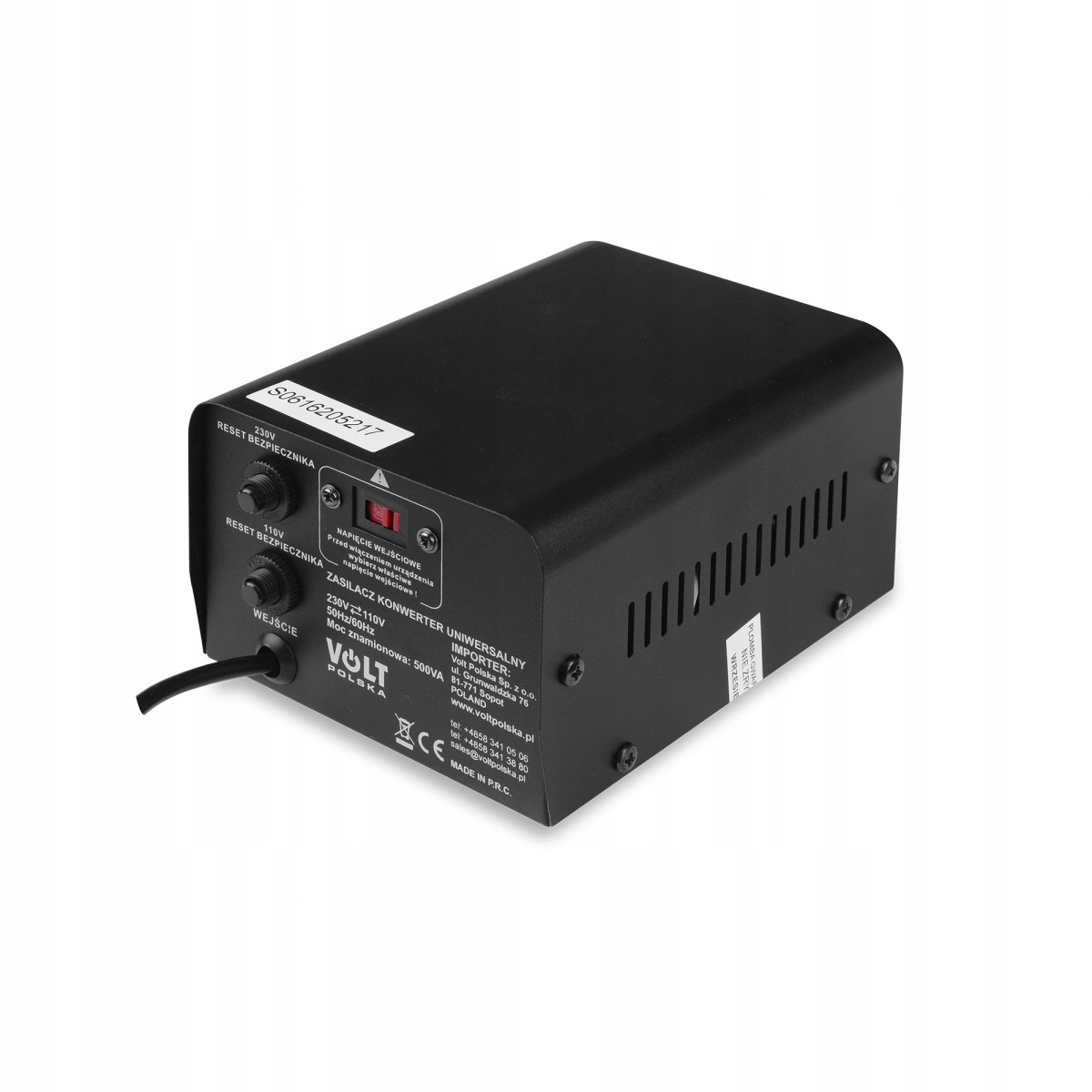 ZASILACZ SPRZĘTU USA JAPONIA KONWERTER NAPIĘCIA 110V 120V 230V EKSPRES Stan opakowania oryginalne