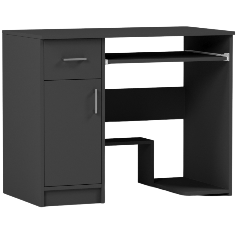 BIURKO KOMPUTEROWE 90CM STOLIK LAPTOP N-10 ANTRACYT