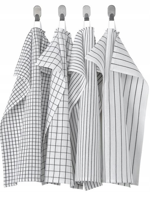 

Ścierki 4 szt 45x60 cm biało-szare Rinnig Ikea