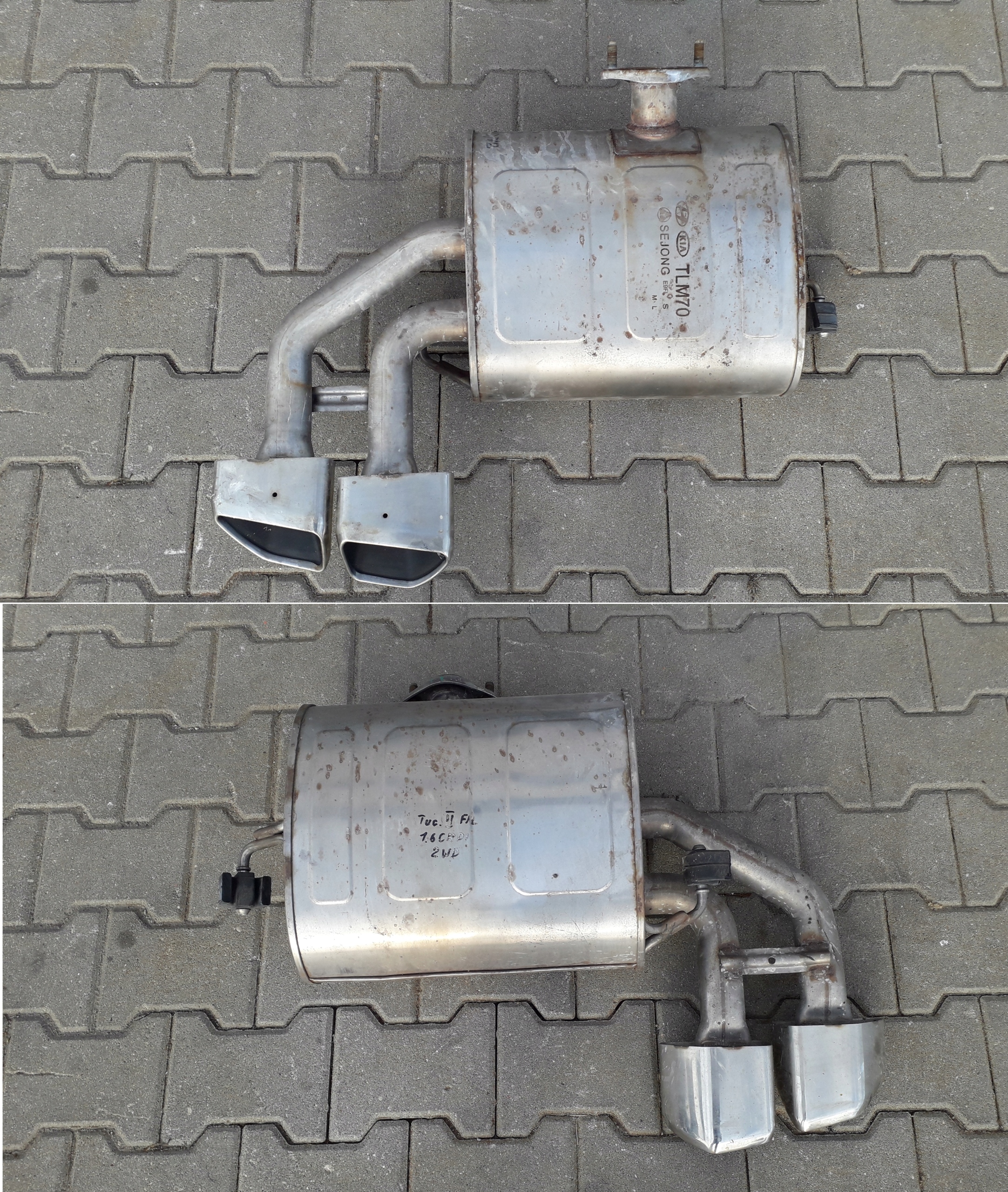 2.0CRDI 48V - HYUNDAI TUCSON II ЛИФТ 2018-20 1.6 CRDI ГЛУШИТЕЛЬ