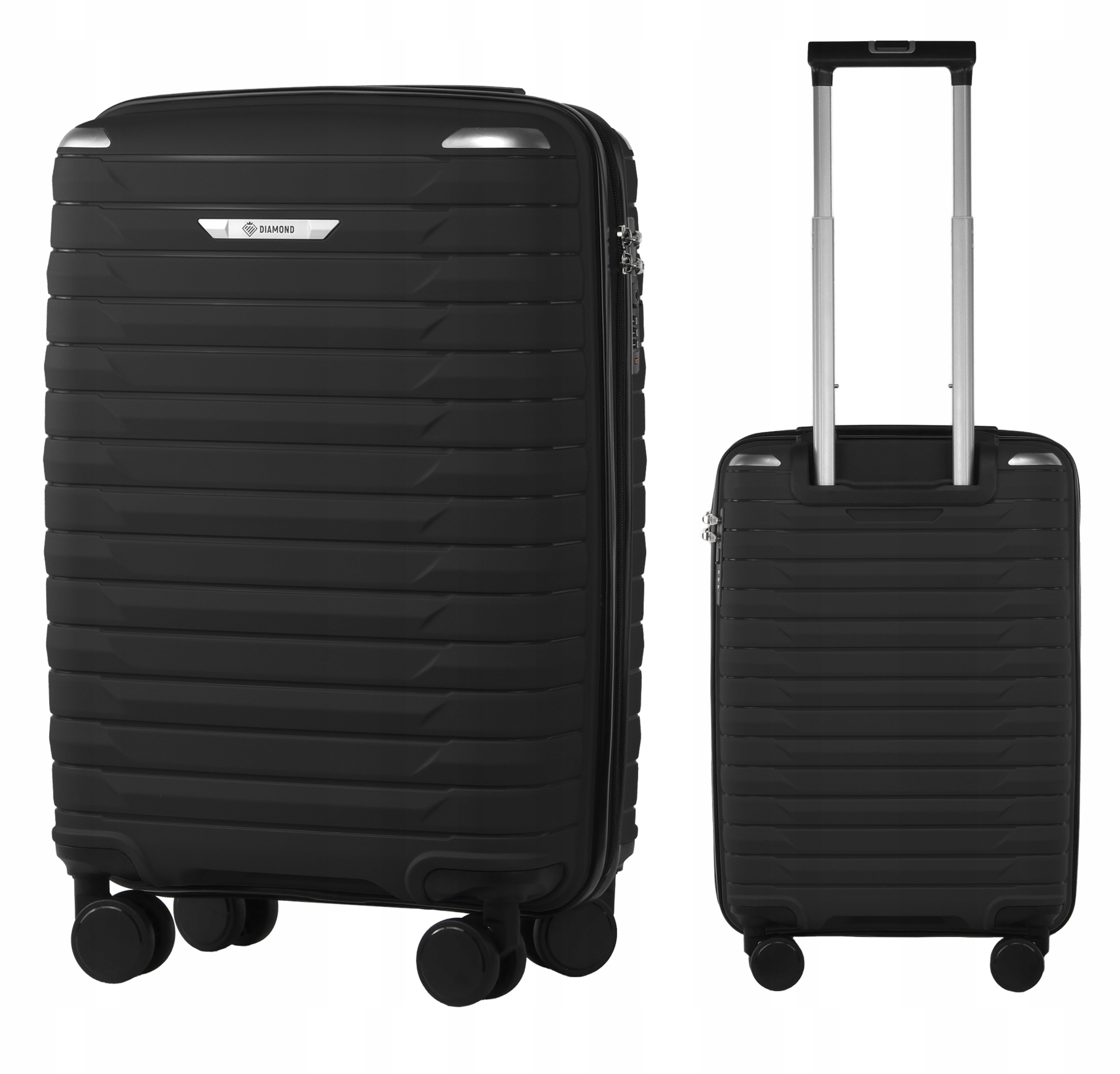 Cestovní Kabinová Taška Z Polypropylenu Diamond Černá S 20" P420