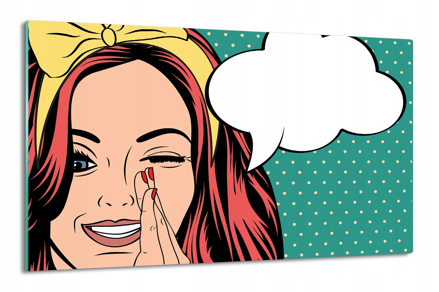 ochrana na indukci 80x52 Žena styl pop art