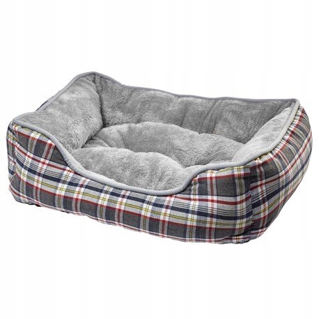 Levně Pelíšek pro psa 61x48x18 cm s otočným polštář