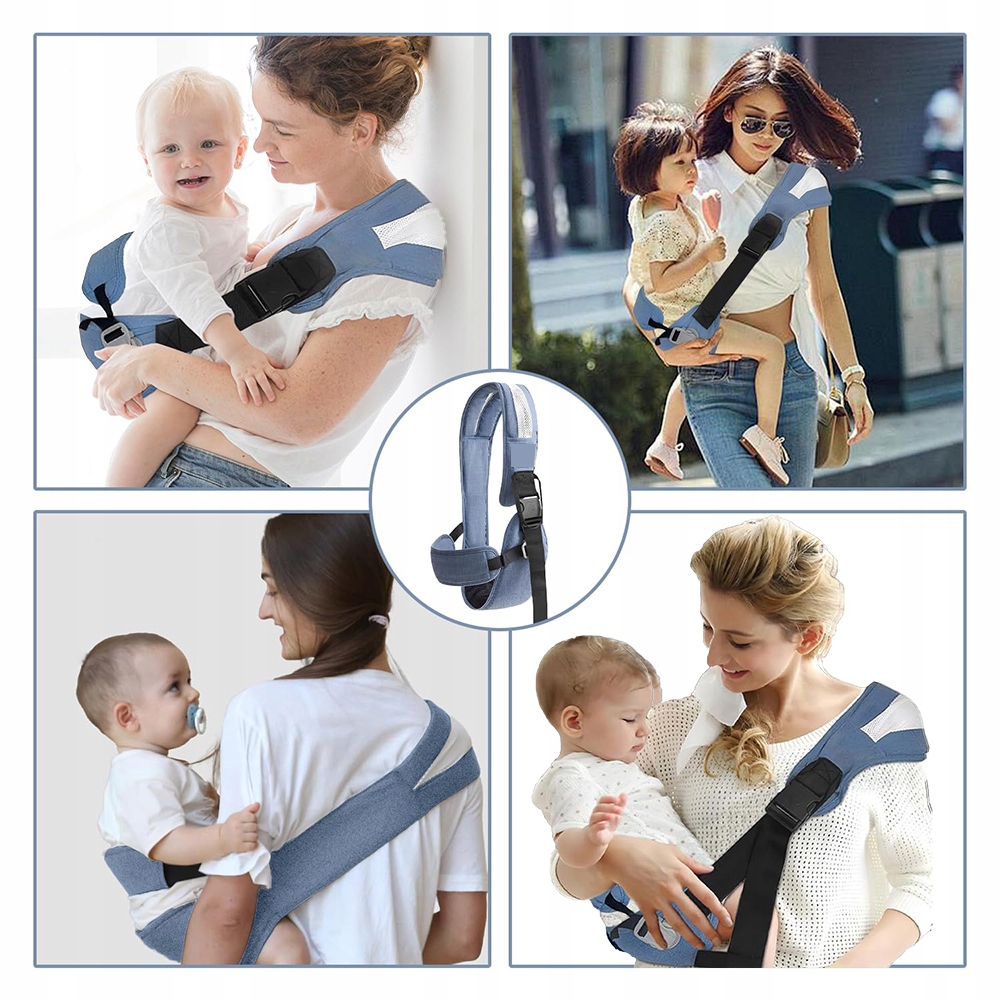 NASTAVITEĽNÝ BOČNÝ NOSIČ PRE DIEŤA, ERGONOMICKÉ PROTIŠMYKOVÉ SEDADLO Typ nosiča klasický