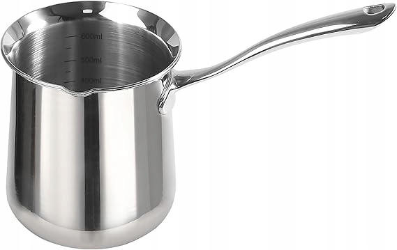 Turecký Ohřívač Mléka Imeea 20 uncí 600 ml Nerezová Ocel