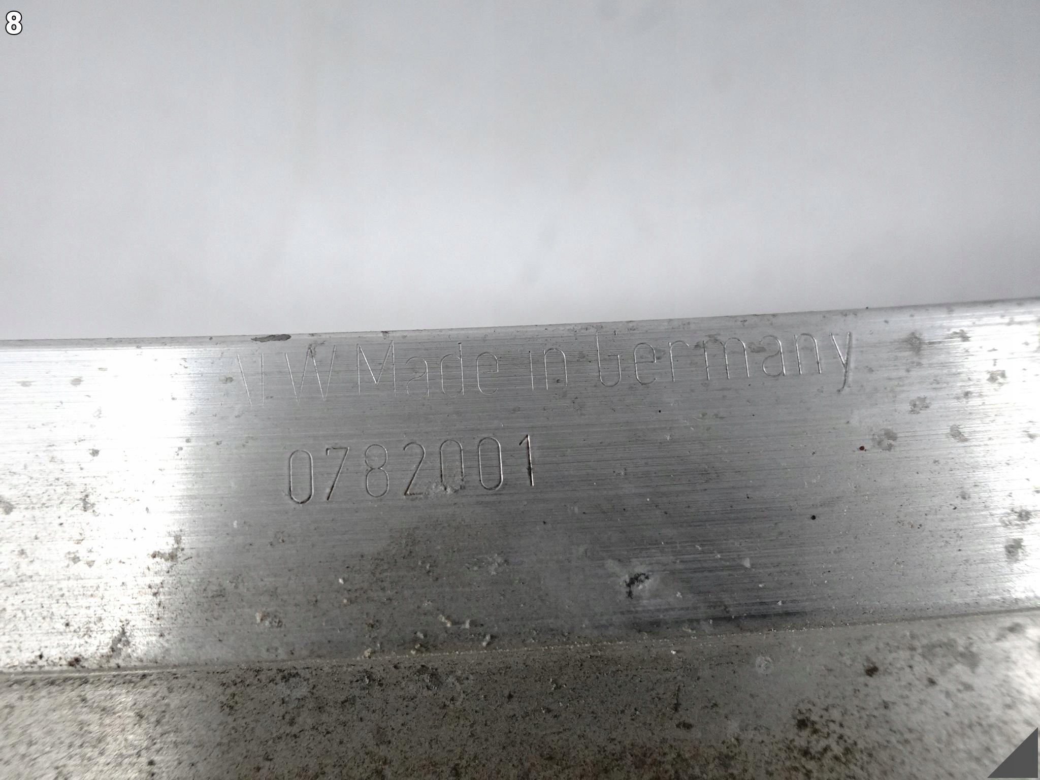 PORSCHE TAYCAN 9J1 19- sider pillar beam tip W bumper front