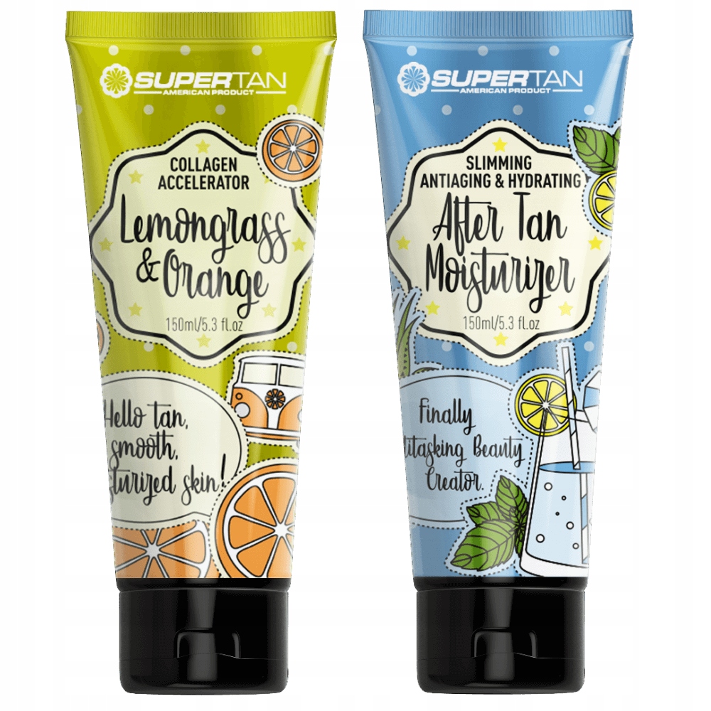 SUPERTAN LEMONGRASS & ORANGE 1x 150ml PRZYSPIESZACZ OPALANIA +GRATIS 150ml
