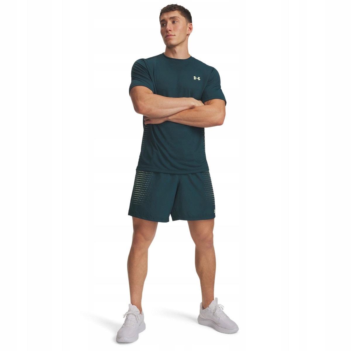 Męskie spodenki treningowe Under Armour Ua Tech Play Short Zielony L