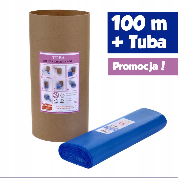 Folia wkład TTippee Sangenic Angelcare 100m TUBA L