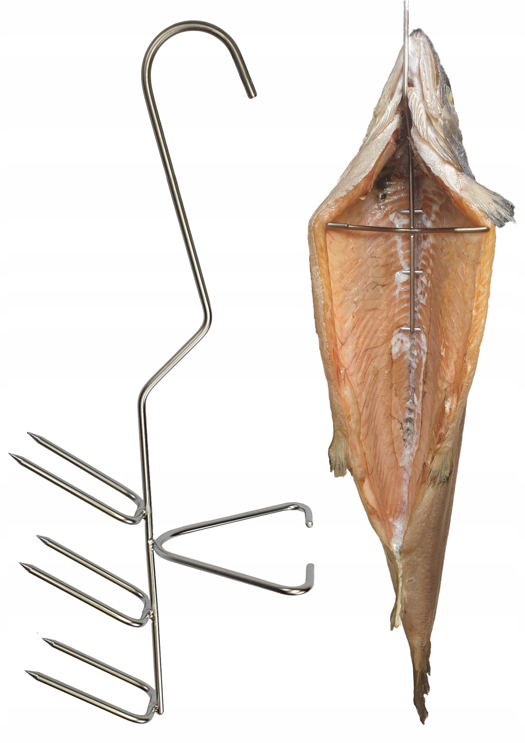 

H-326-D hak do wędzenia dużych ryb 6 ostrzy 24cm