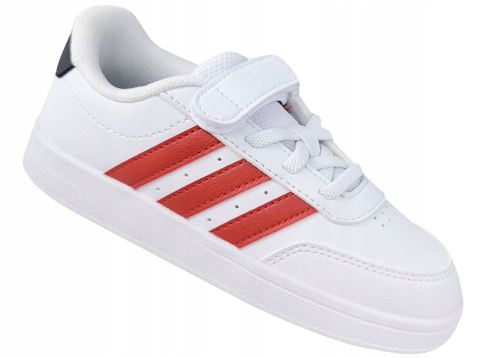 Adidas Breaknet 2.0 JH6676 Buty Dziecięce Trampki Na Rzepy Białe